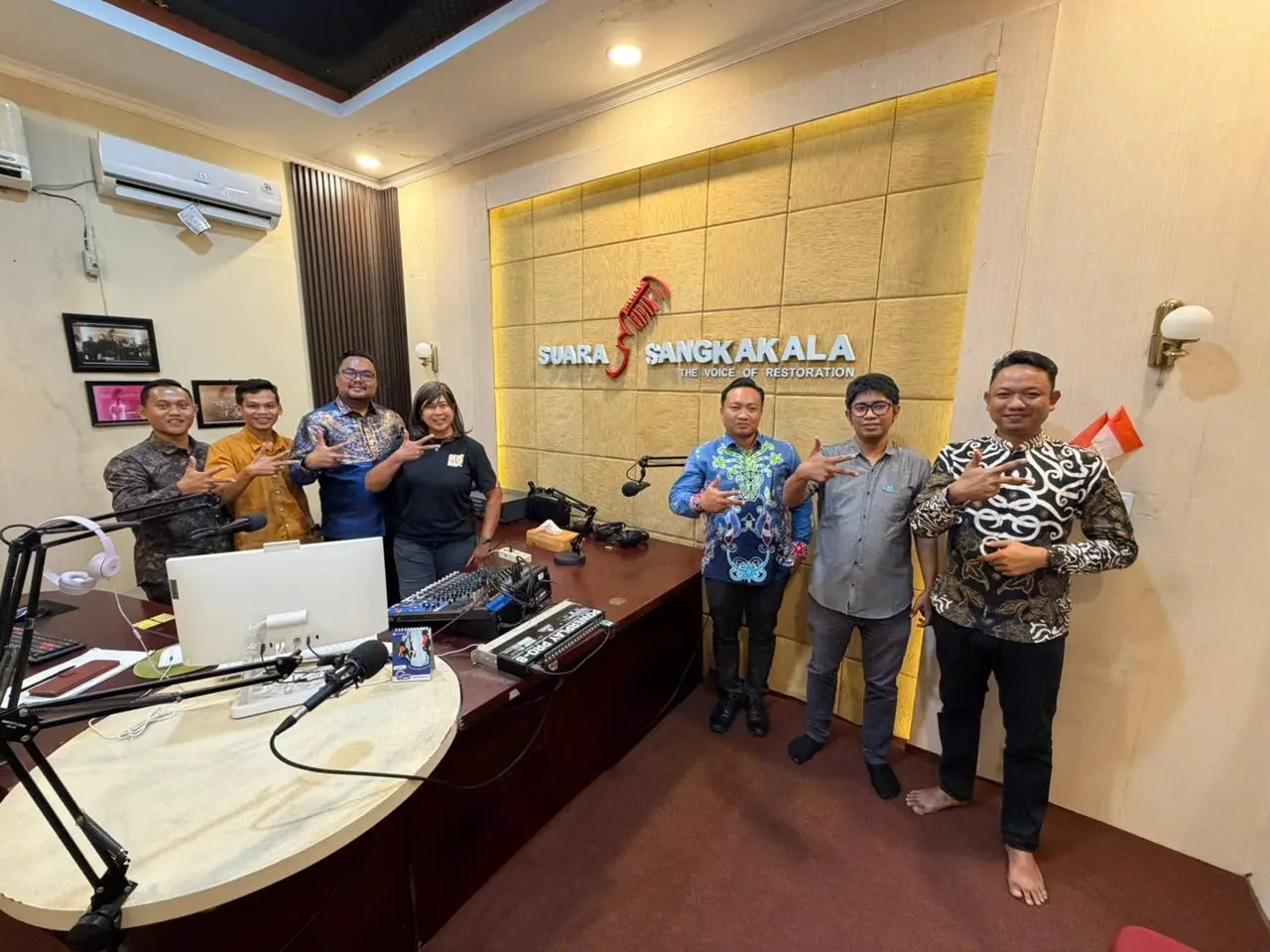 KPID KALTENG KEMBALI LAKSANAKAN KUNJUNGAN KERJA KE LEMBAGA PENYIARAN RADIO