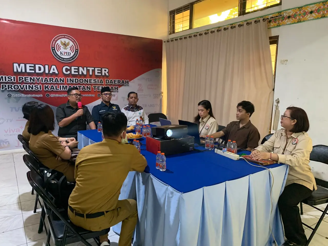 KPID Kalteng Perkuat Keterbukaan Informasi Publik, KI dan Diskominfosantik Berikan Pendampingan PPID